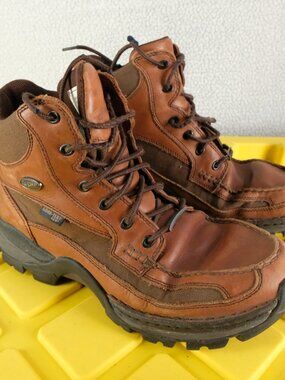 Irish Setter Boots Mens 9.5 D Brown Hiking Laceup Leather Waterproof Work
